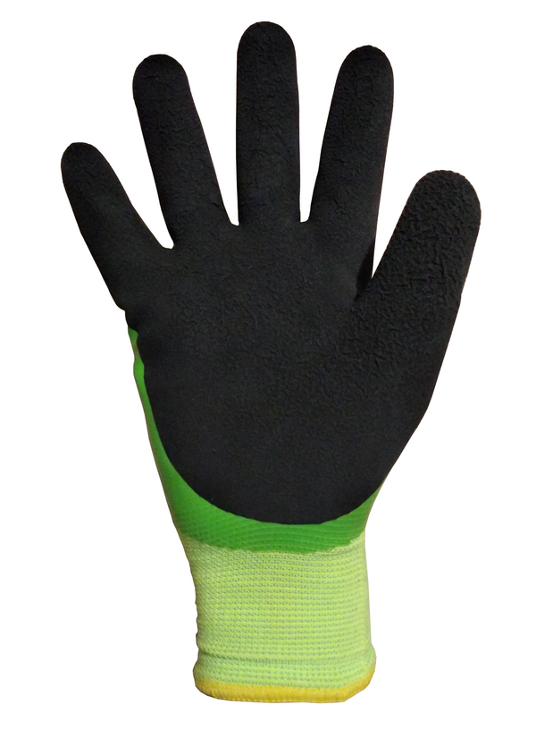 Thermal Work Glove, Cold and Waterproof Coated Sandy Finish Latex Palm For Nice Grip Winter Size:X-Large XL 10