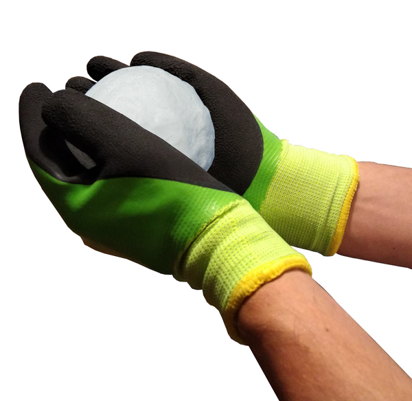 Thermal Work Glove, Cold and Waterproof Coated Sandy Finish Latex Palm For Nice Grip Winter Size:X-Large XL 10