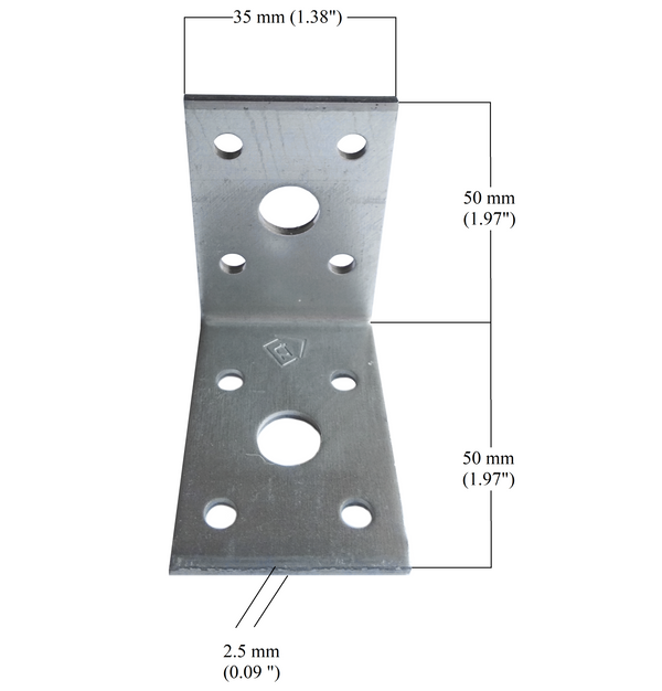 Angle Brackets Corner Heavy Duty 1.97