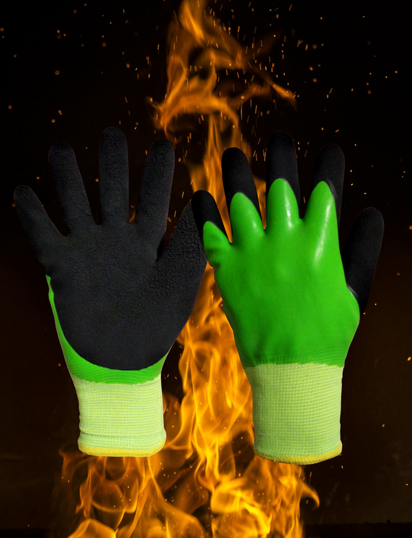 Thermal Work Glove, Cold and Waterproof Coated Sandy Finish Latex Palm For Nice Grip Winter Size:X-Large XL 10