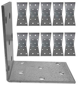 Corner Braces Brackets Plates, Heavy Duty Wooden Angle, Metal Steel Sheet Galvanised 2,36