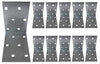 Corner Braces Brackets Plates, Heavy Duty Wooden Angle, Metal Steel Sheet Galvanised 2,36