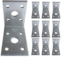 Corner Braces Brackets Plates, Heavy Duty Wooden Angle, Metal Steel Sheet Galvanised 1.97