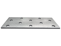 Flat Connecting Joining Plate Galvanised Heavy Duty Metal 3.94