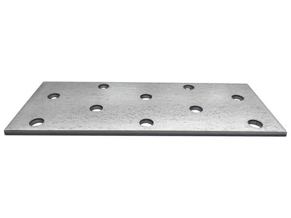 Flat Connecting Joining Plate Galvanised Heavy Duty Metal 3.94