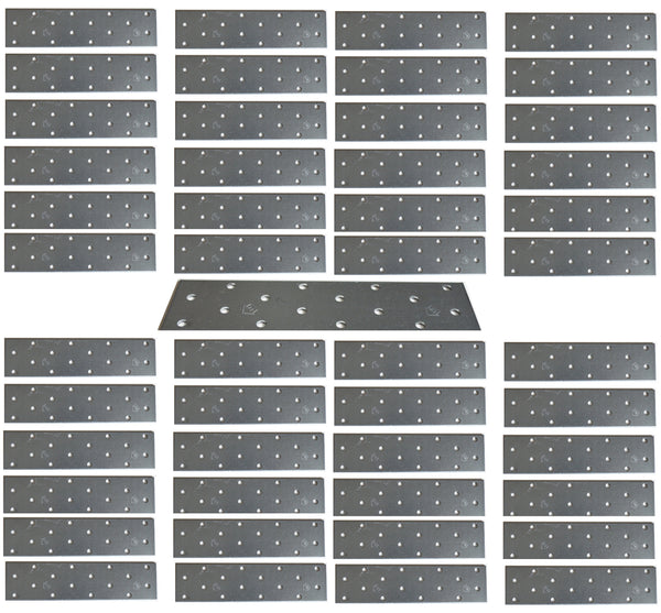 Flat Connecting Joining Plate Galvanised Heavy Duty Metal 6.3