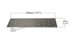 Flat Connecting Joining Plate Big Size Metal 7.87